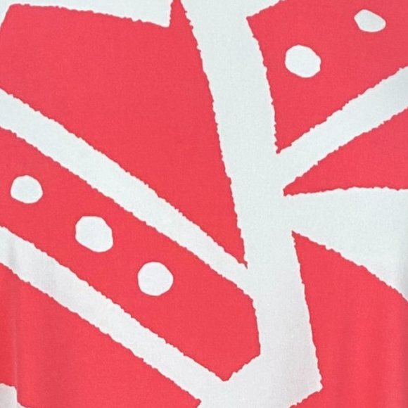 NWT Clara Sun Woo Abstract Stripes + Dots Tunic Parachute Hem Resortwear Top-M - Picture 13 of 14